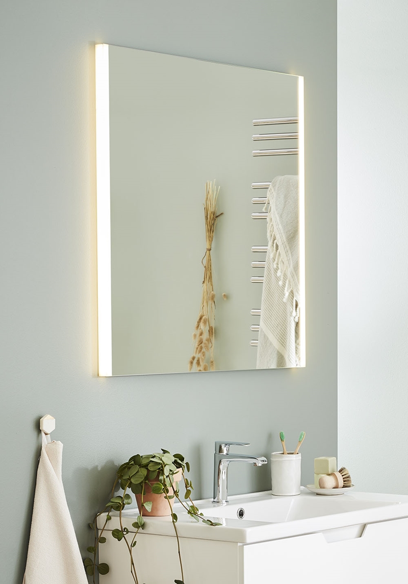 1424 Зеркало Deco 800 Noro  Белый  - Вид №1