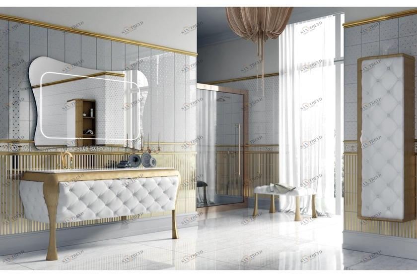 LASA IDEA Консольная раковина с двойной позолотой Gaudì sun-id-1390639