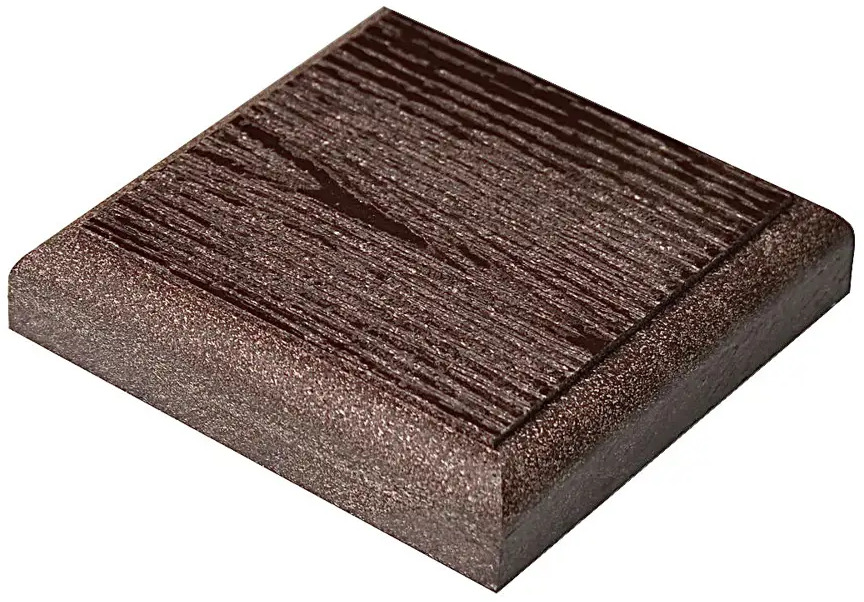 91680611 Крышка столба верхняя ДПК Faynag Wood Шоколад 120x120мм STLM-1014784