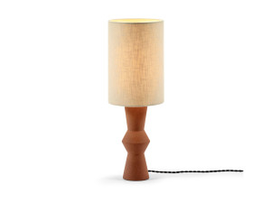 Терракотовая настольная лампа