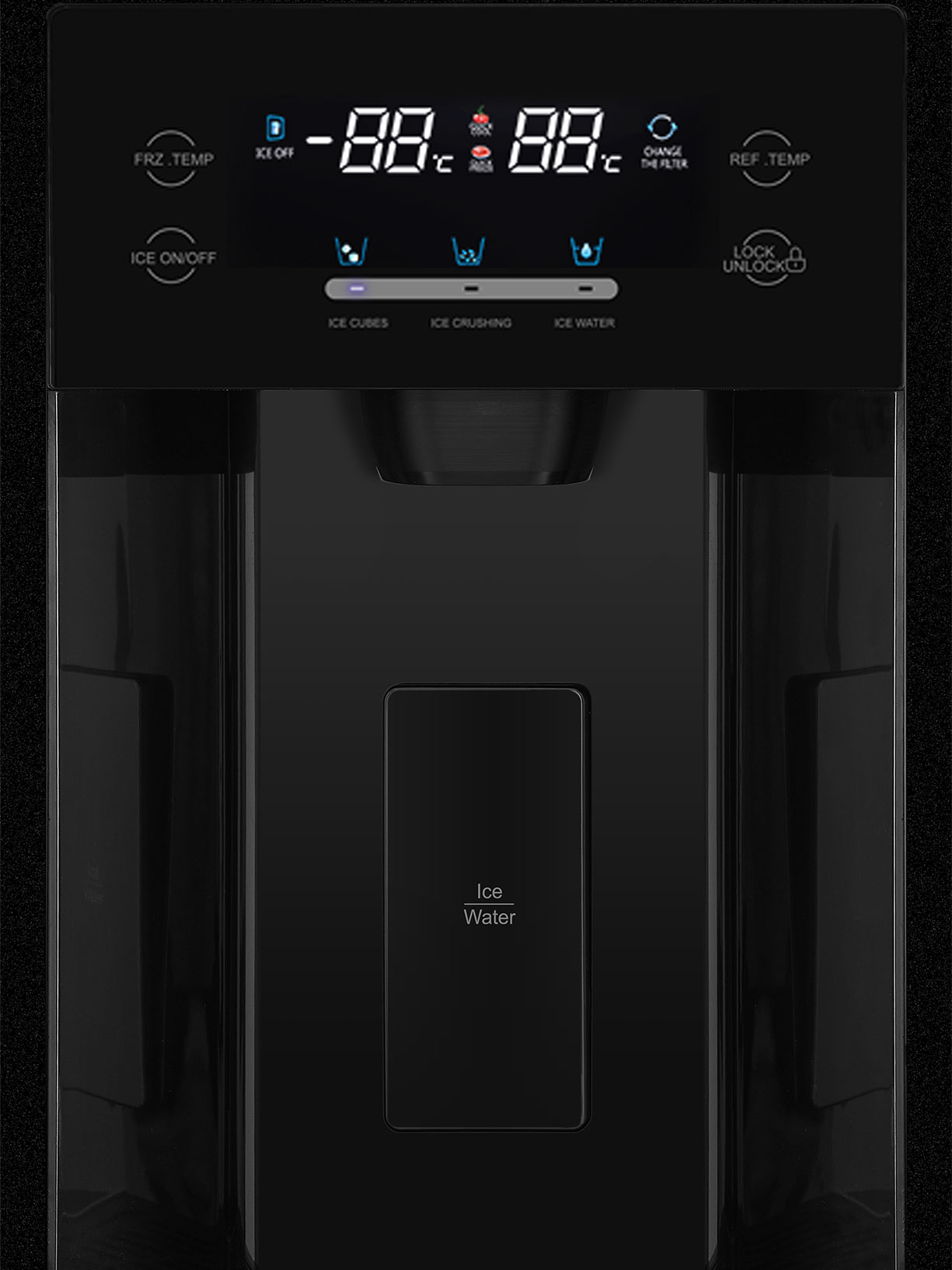 9168757 Холодильник Side by Side   HIBERG RFS-655DX NFGB inverter черный STDN-0044123 - Вид №3