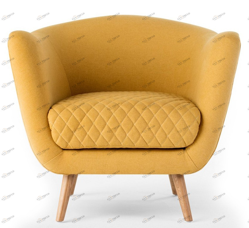 Кресло Sunshine желтое ICON DESIGNE ДИЗАЙНЕРСКИЕ 178041 Желтый 