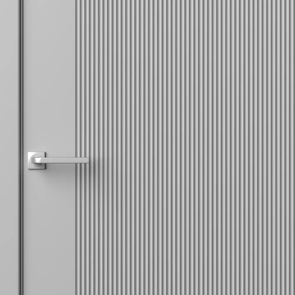 Дверь межкомнатная глухая Синди-5 70x200 см эмаль цвет гейнсборо с замком и петлями 89396716 STLM-2096011 RUMAX  - Вид №2