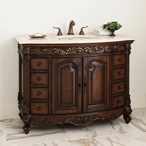 Тумбочка, большая (от 37 до 59,5) 06227-110-226 Provincial Medium Sink Chest - Dark Ambella