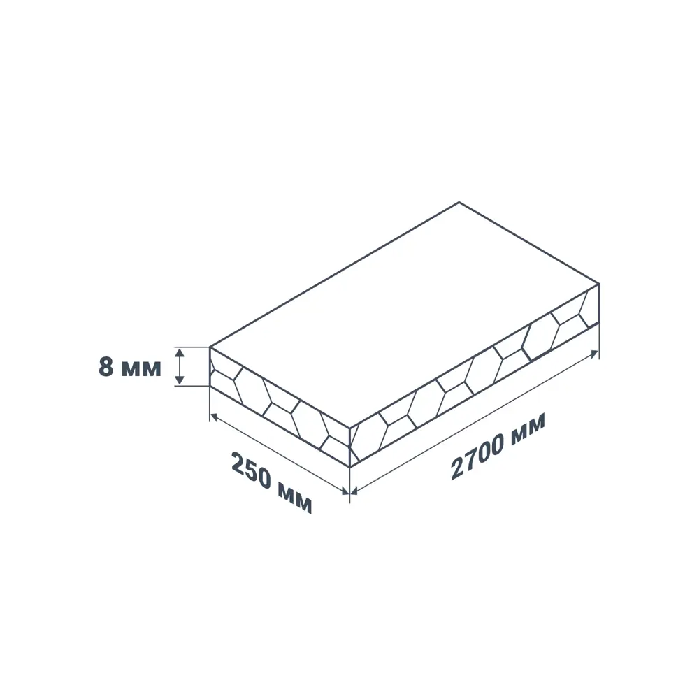 Комплект стеновых панелей ПВХ Маки 2700x250x8 мм 2.7 м² 4 шт 82572148 STLM-2075710 КРОНАПЛАСТ  - Вид №4