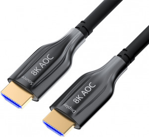 GCR-52436 Gcr кабель 40m оптический hdmi 2.1 8k 60hz, для подключения smarttv, appletv, xbox series x, ps5, Greenconnect