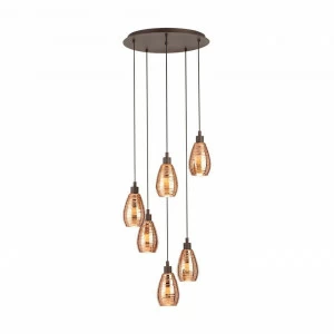 Подвесная люстра Eglo Siracusa 39508 EGLO ДИЗАЙНЕРСКИЕ, SIRACUSA 279358 Медь