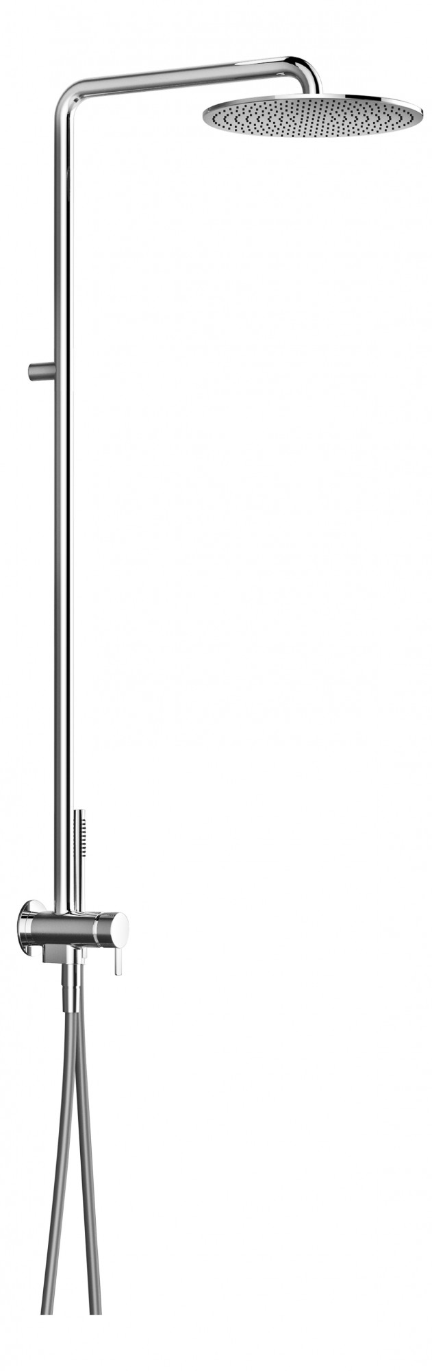 8114B+8114A  Встраиваемый смеситель для душаNOW ручка картридж с керамическими дисками с переключателем на 2 выхода душевая лейка ручная лейка FIT держатель ручной лейки гибкий шланг 150 см ПВХ впуски 1/2'' Fantini Rubinetti NOW
