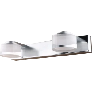 Светильник настенный светодиодный Escada Sicilia 2х3 Вт IP44 стекло, цвет хром
