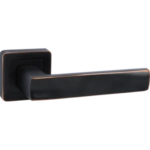 Ручка дверная на розетке Xtra ABL28, цвет тёмная медь