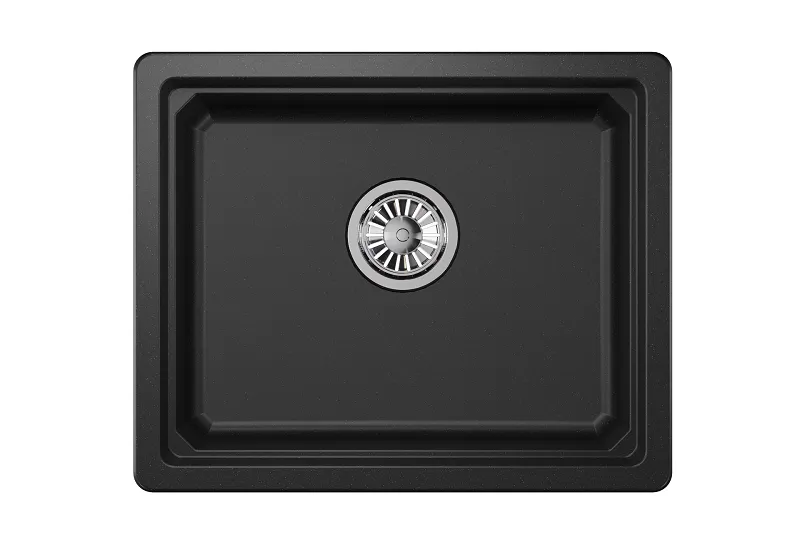 KS-5501U, ЧЁРНЫЙ, кухонная мойка, кварц GRANULA 5501U-ST308 - Вид №2