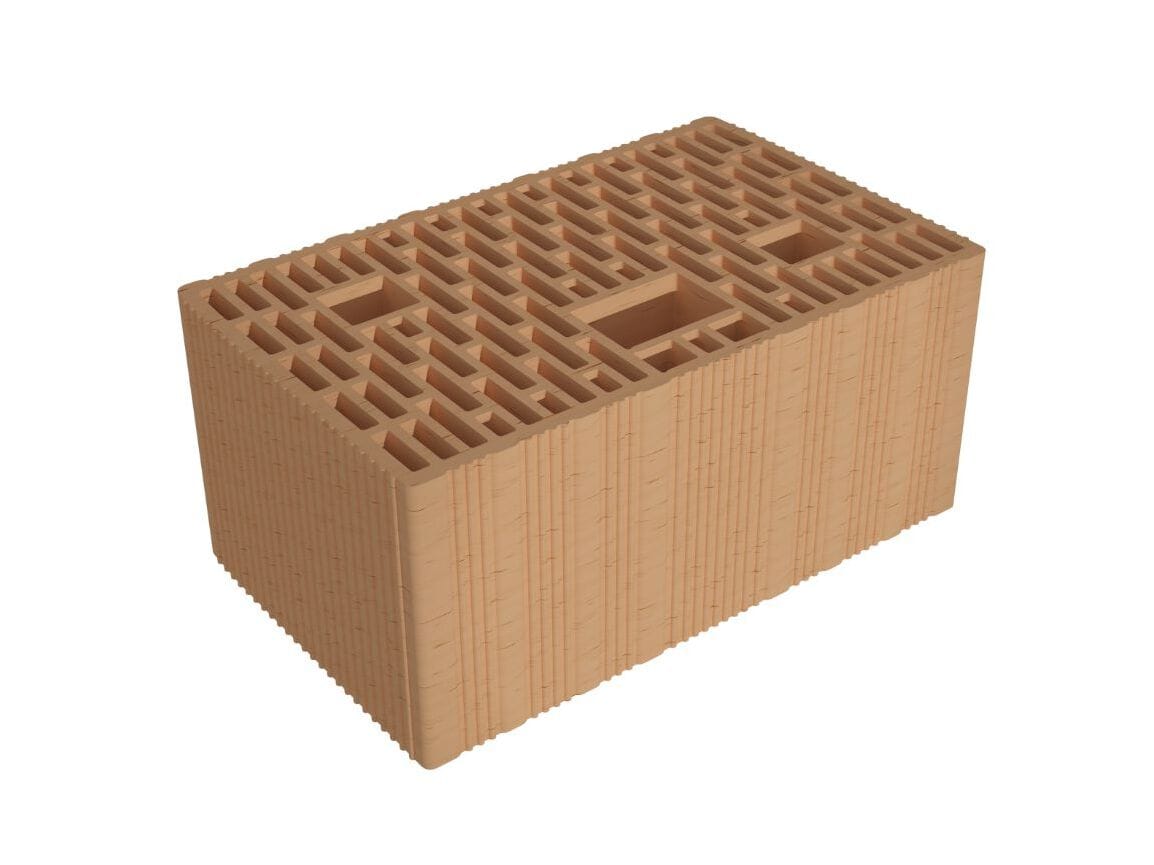 Кирпичный блок Muro POROTON® - P800 PS 40 T19 ARCH-00062016 - Вид №1