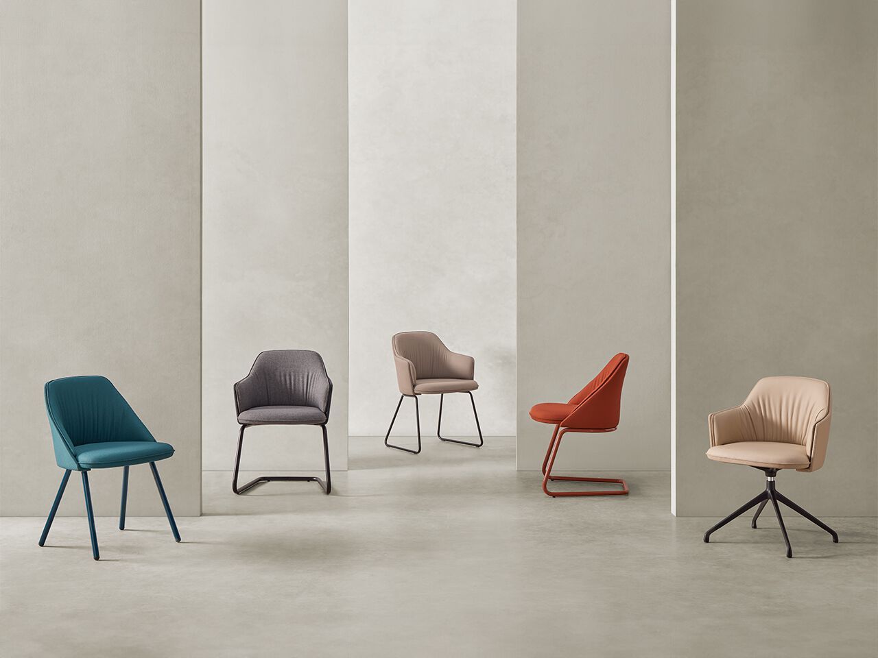 Мягкий стул из ткани Mobboli Iggy ARCH-00112085 - Вид №1