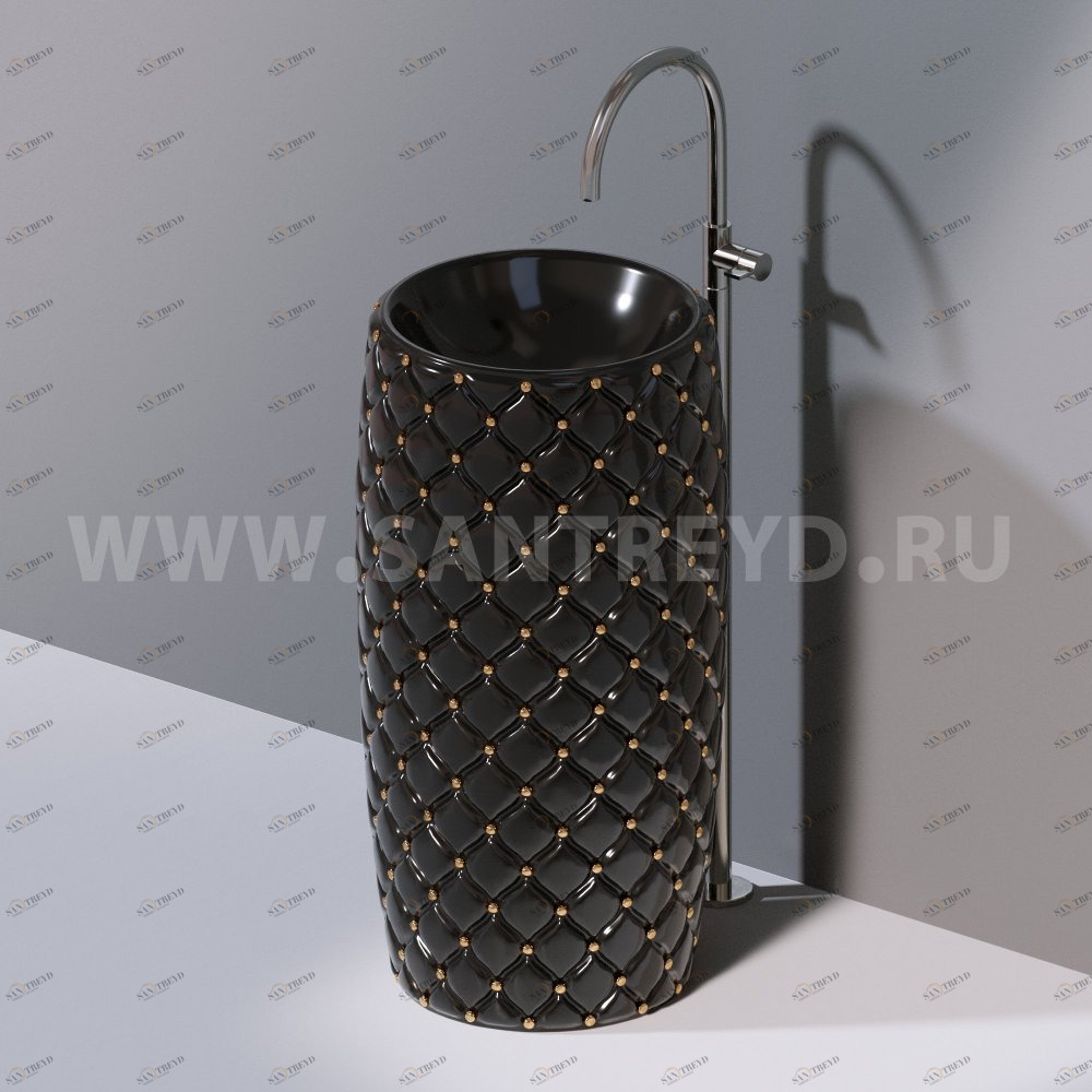 L107T0R0VT.104G Напольная раковина стоящая круглая A. e T. Italia CLASS AeT ITALIA GLASS