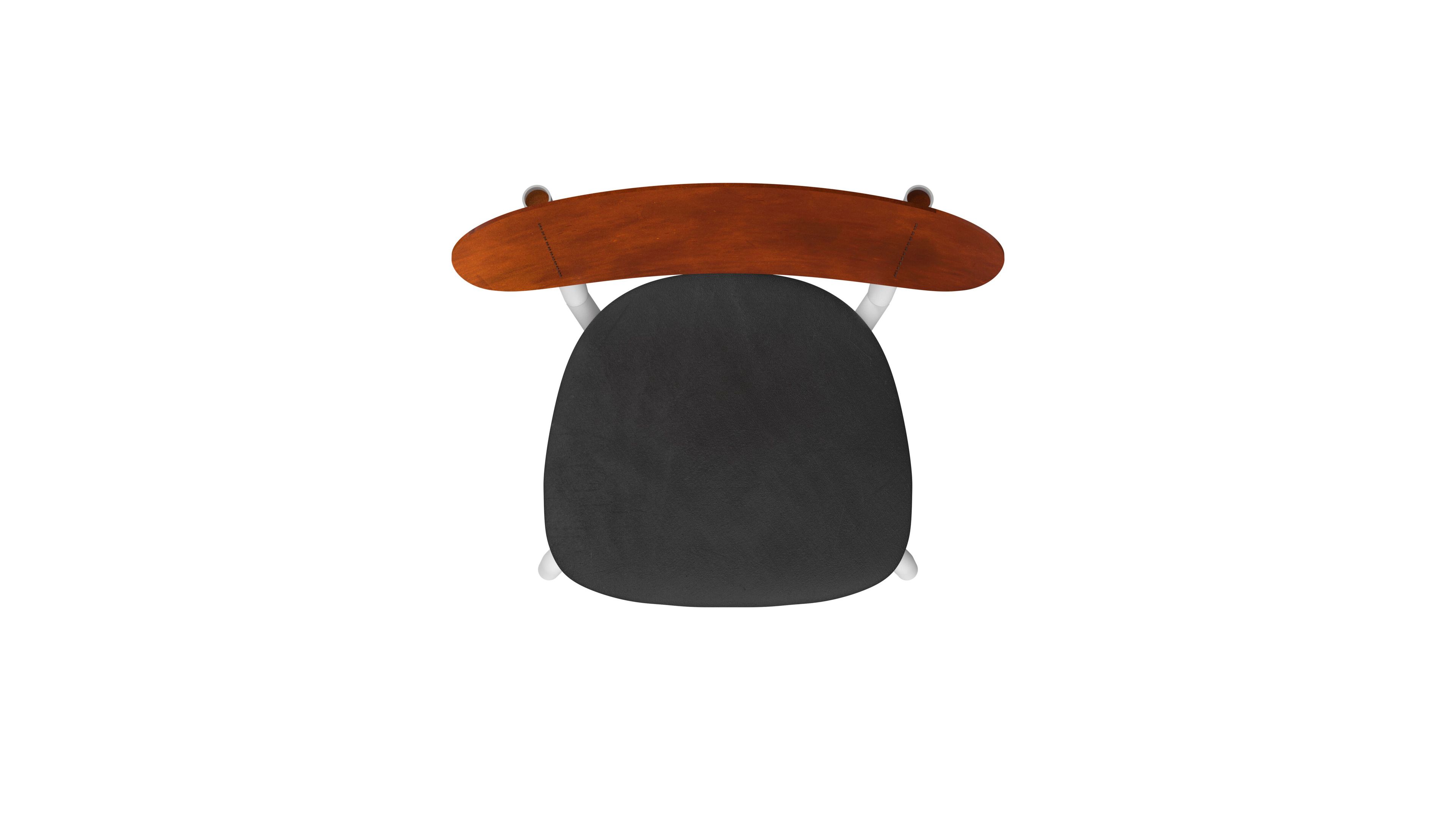 Кожаный и деревянный стул FUNCTIONALS EMIL ROSI ARCH-00147461 - Вид №12