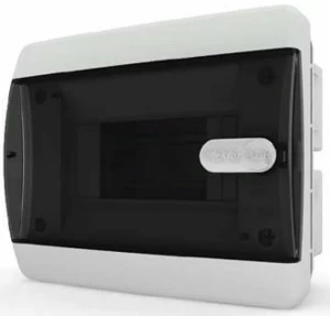 Бокс внутренний на 6 модулей Tekfor (черная прозрачная дверь)