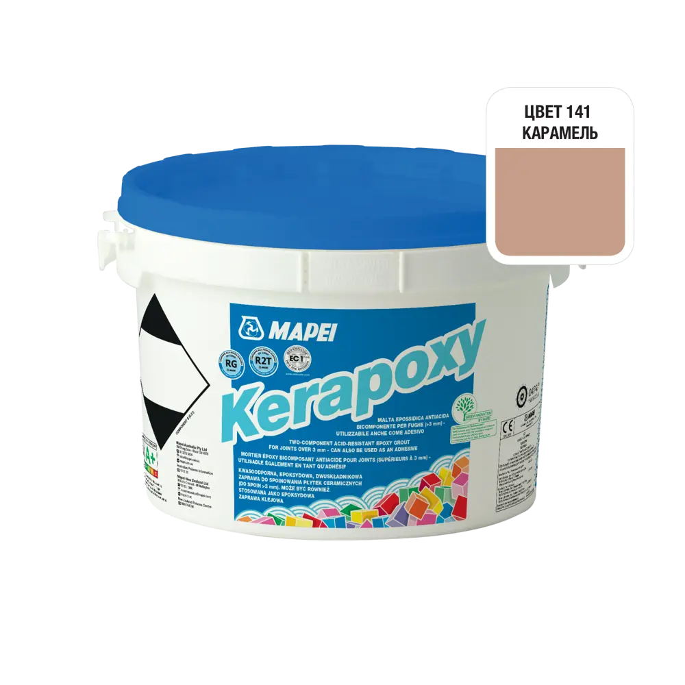 Затирка эпоксидная Mapei Kerapoxy 141 цвет карамельный 2 кг 82101779 STLM-2109430 Без серии - Вид №1