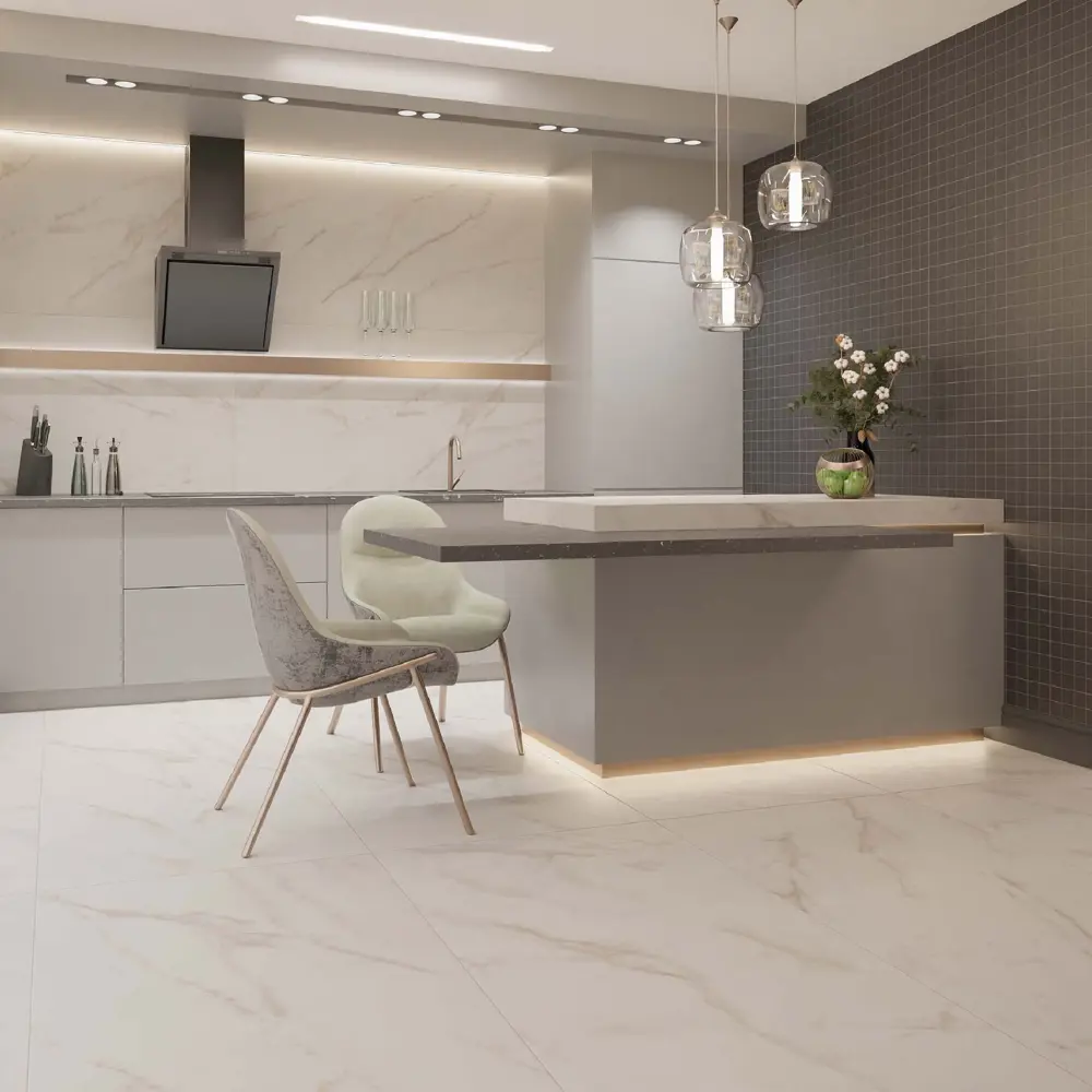 Керамогранит Estima Melody с мраморным декором 60x120 см 89354194 STLM-0945710