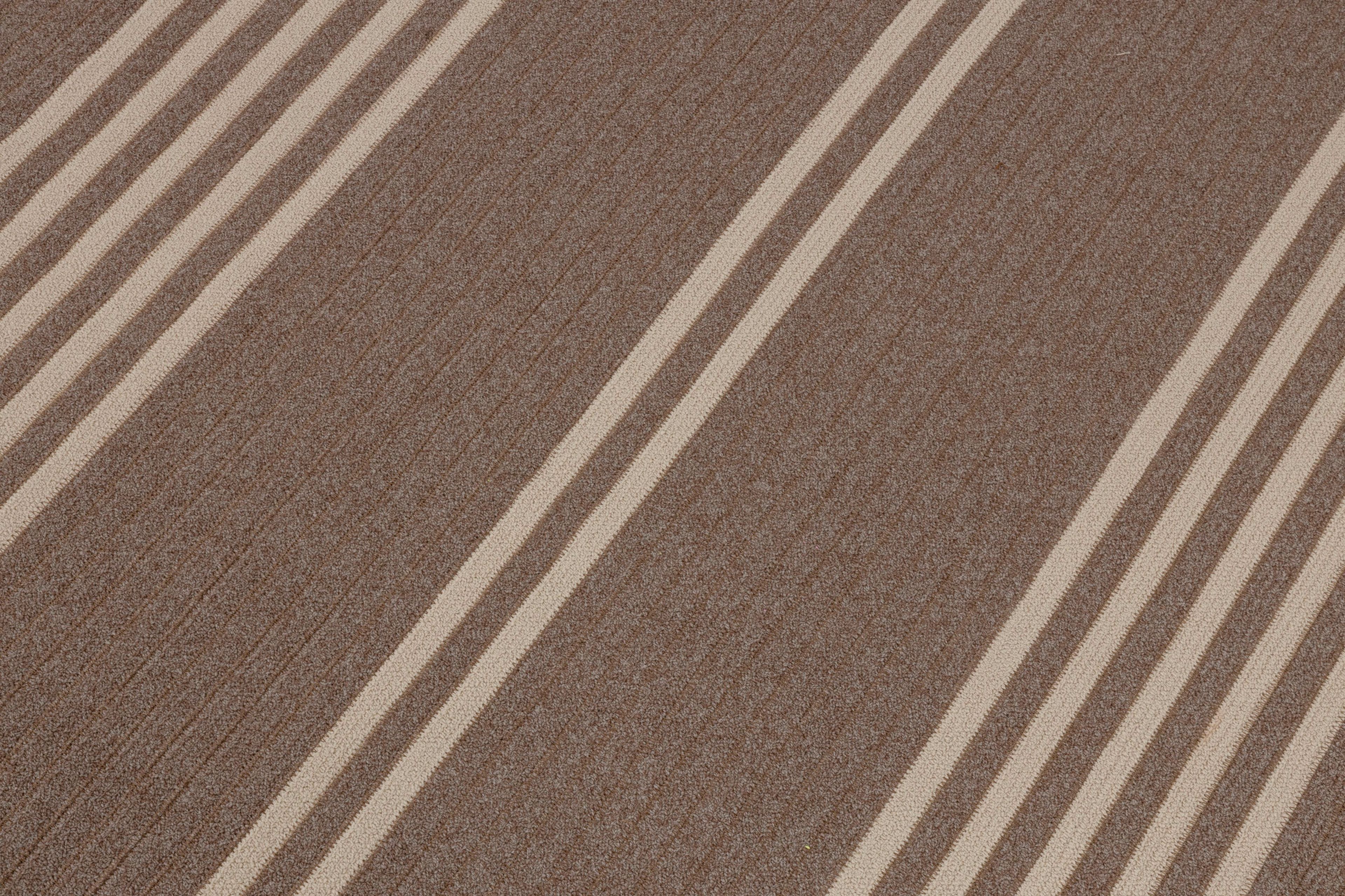 Полосатый напольный прямоугольный ковер YAAZ Yunn ARCH-00143674 - Вид №1