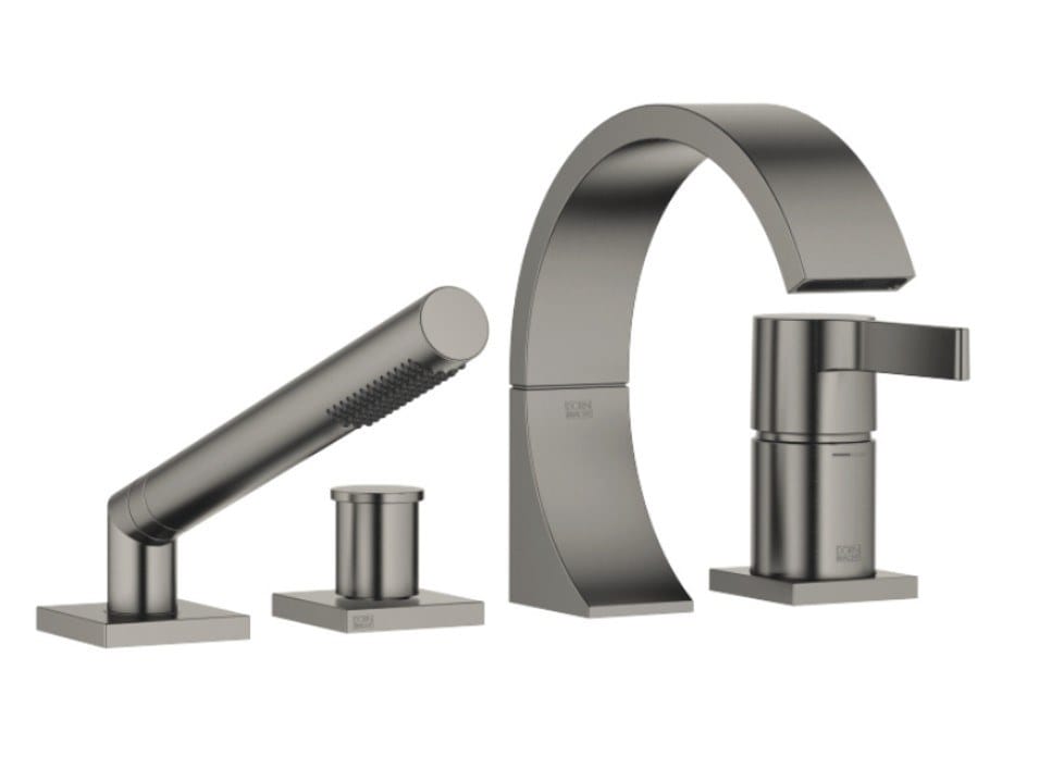 Смеситель для ванны с 4 отверстиями из хромированной латуни с переключателем DornBracht CYO ARCH-00119129 - Вид №3