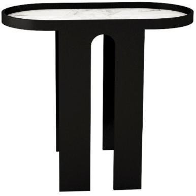 ANA ROQUE INTERIORS Высокий журнальный столик с деревянной конструкцией и мраморной столешницей Urban sun-id-1348474 - Вид №1