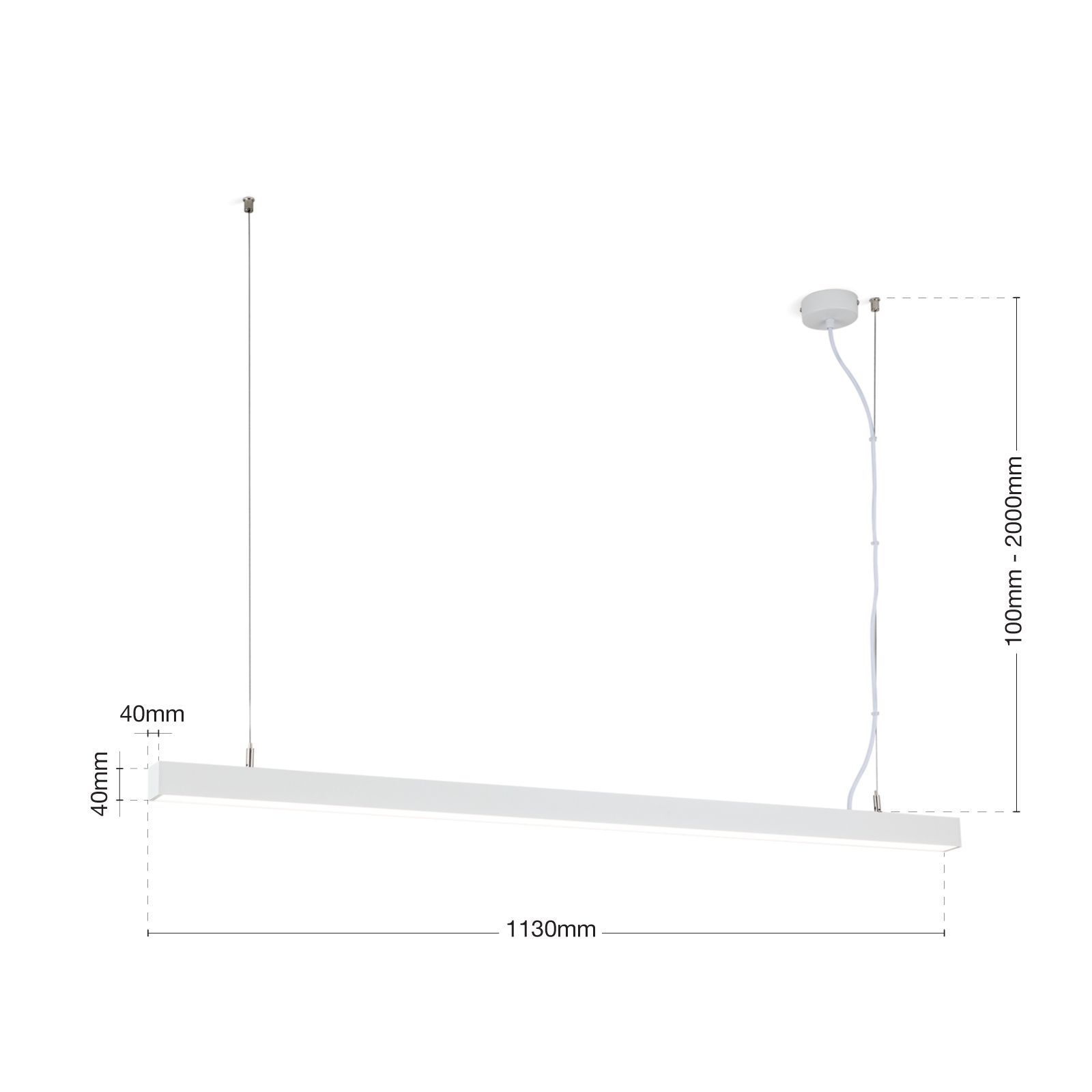 Алюминиевый светодиодный подвесной светильник Orion Bounce ARCH-00086381 - Вид №15