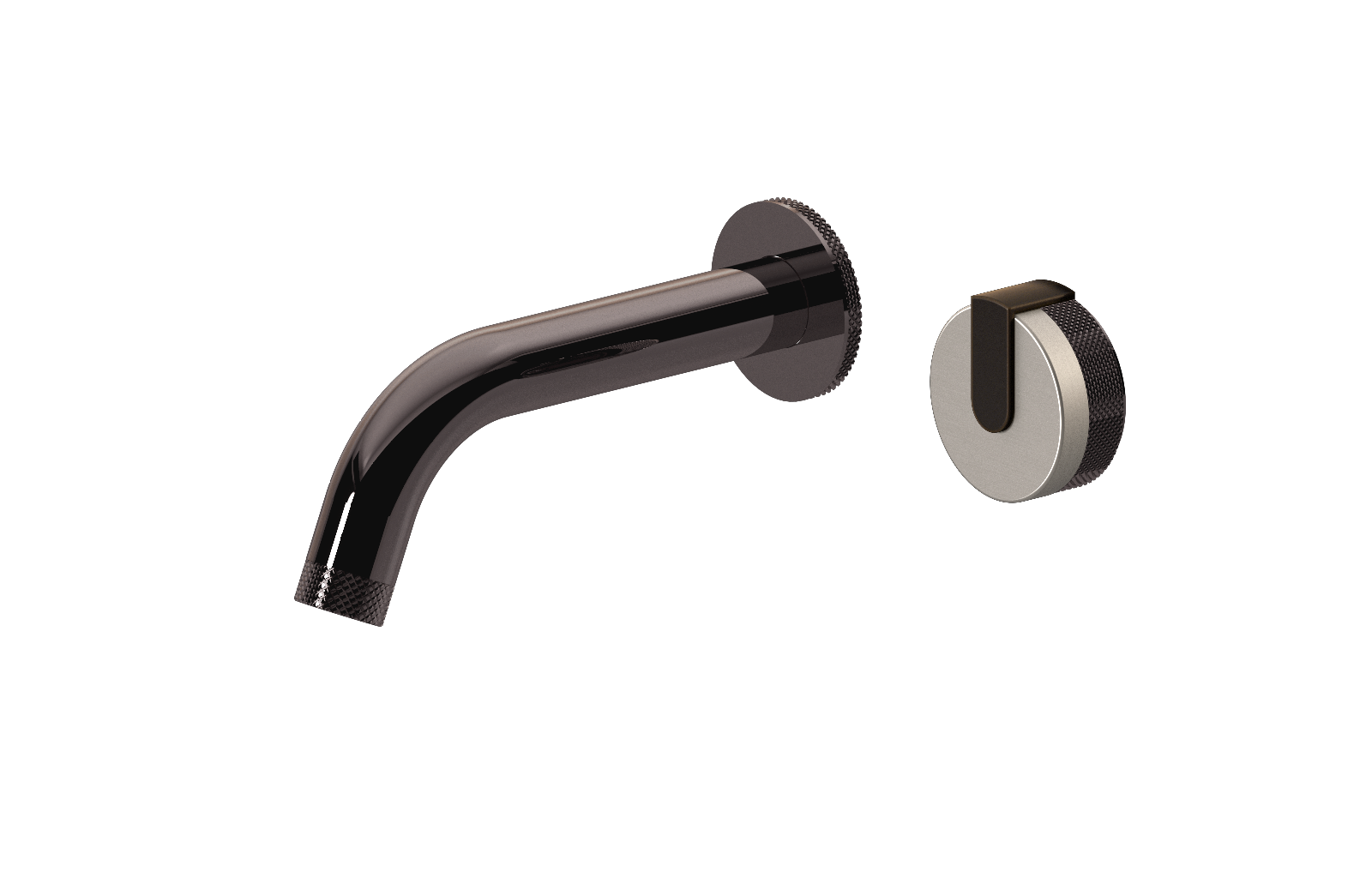 E-11535-R1BNi-L1OB-OX Настенный прогрессивный смеситель скрытого монтажа для раковины GRAFF MOD+