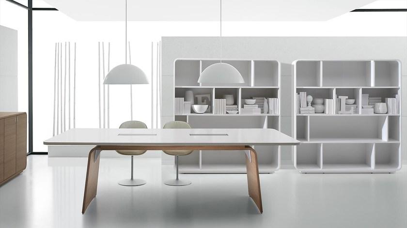 IFT Открытый лакированный офисный книжный шкаф Sestante sun-id-1466807 - Вид №2