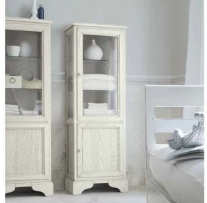 Cerasa Колонна для ванной комнаты из дерева и стекла с дверцами Paestum