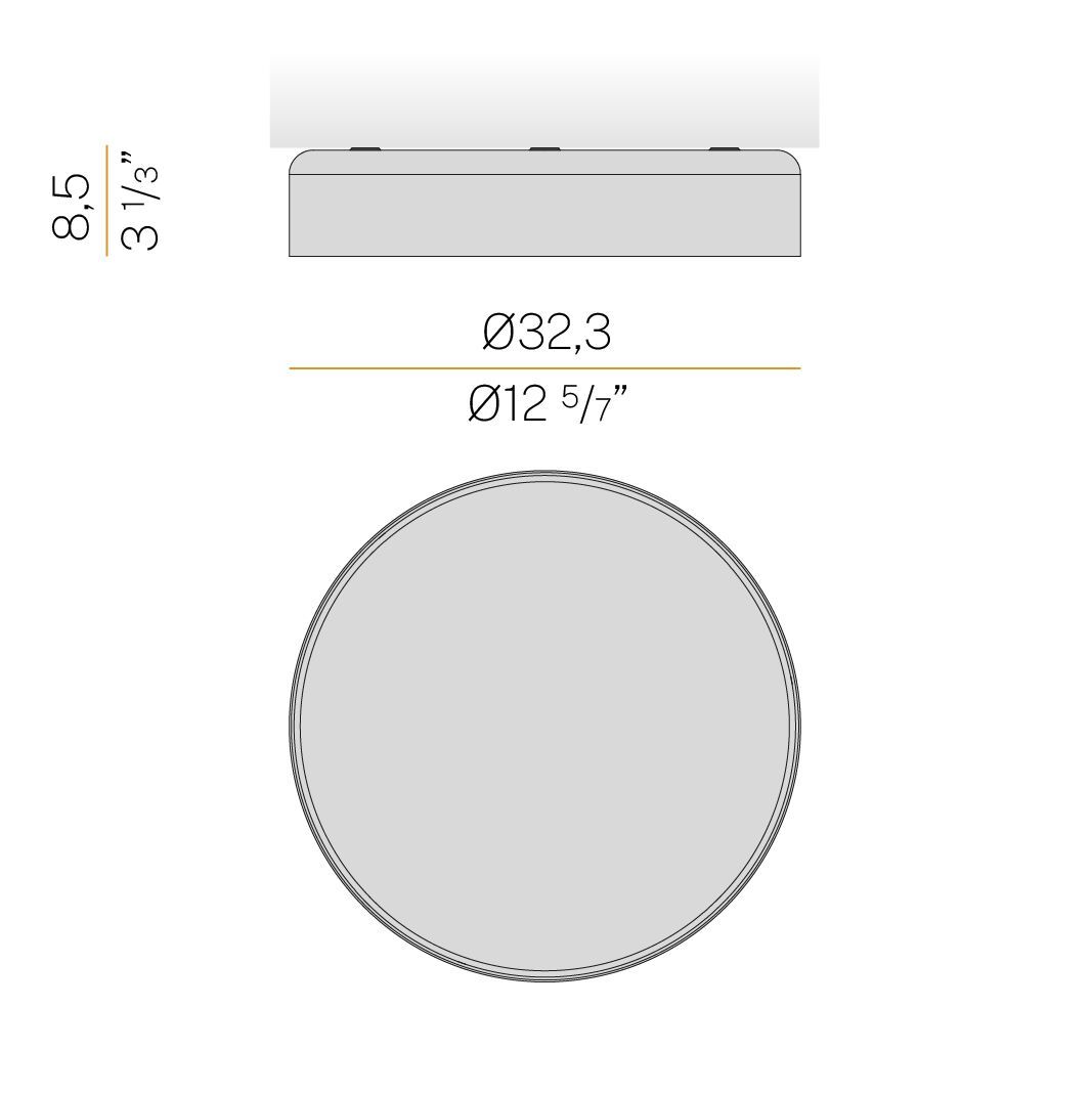 Алюминиевый потолочный светильник / Настенный светильник Panzeri Женева ARCH-00086482 - Вид №9