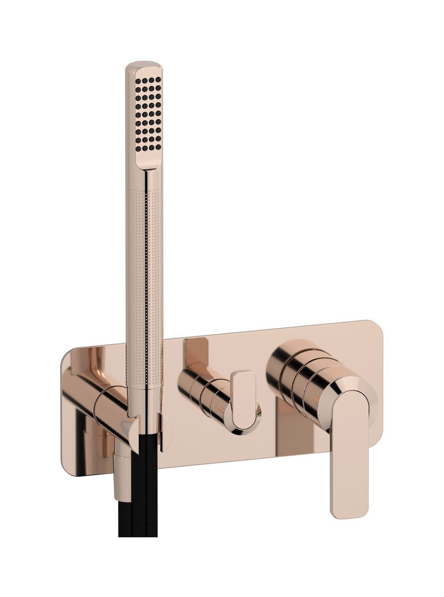 Однорычажный смеситель для душа с 3 отверстиями и ручным душем IB C-67 ARCH-00116194 - Вид №9