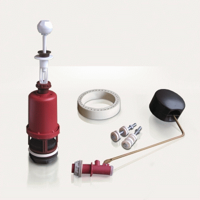 Арматура РБМ метал. кноп. 2-х уровн. универ. с бок.подв. АС-11.1М  АС-11.1М 14320 - Вид №1