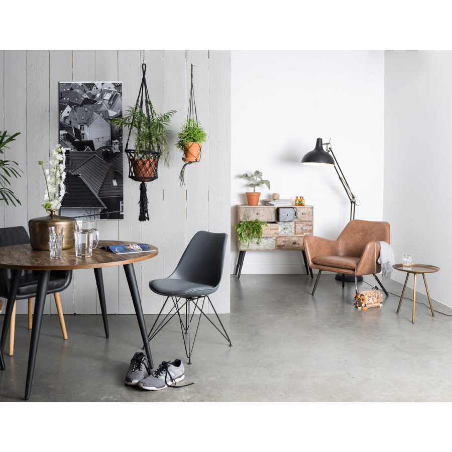 Столик Frost желтый White Label Living 2300077 - Вид №3