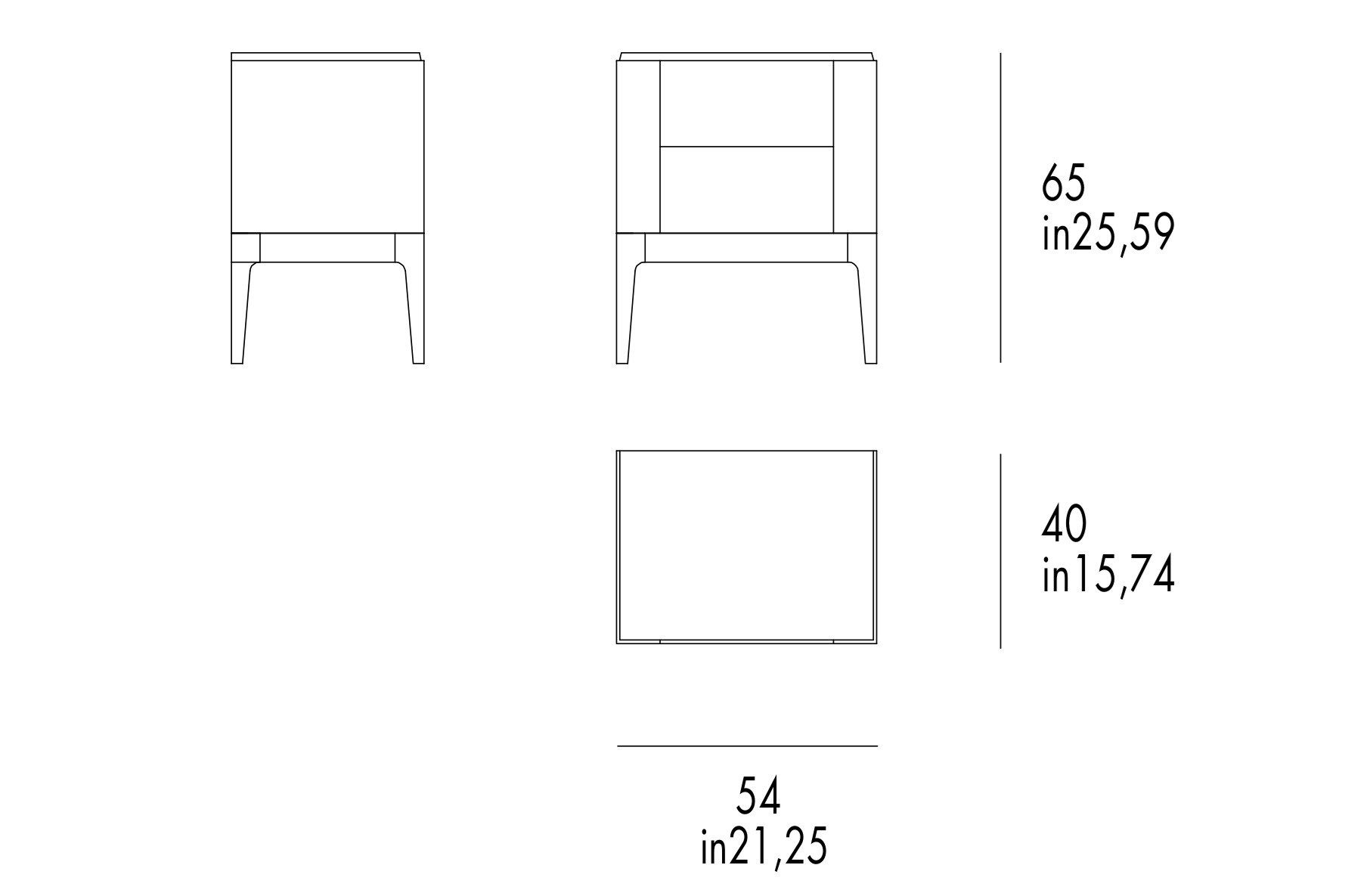 Тумбочка с ящиками Grilli Zarafa ARCH-00113717 - Вид №1