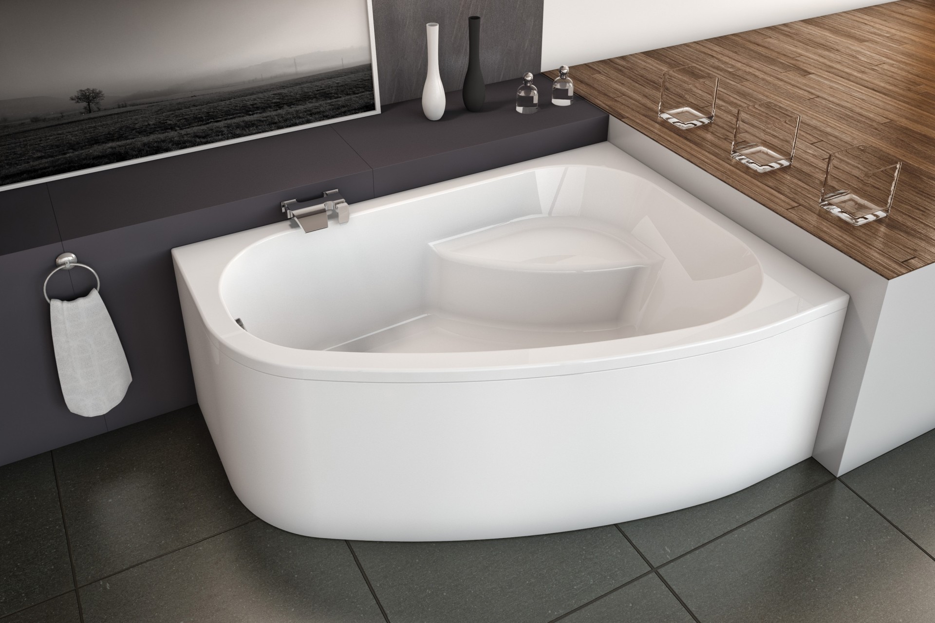 Акриловая ванна Kolpa-San Chad 00891 STANDART Словения  - Вид №1