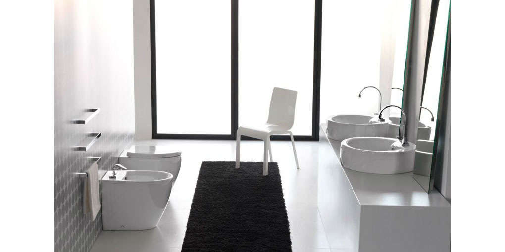 LO10 Приставной унитаз напольный Белый Ceramica Hidra LOFT Италия - Вид №2