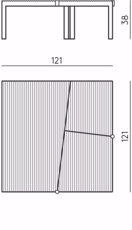DE PADOVA Журнальный столик с изменяемой геометрией sun-id-1446894 - Вид №1