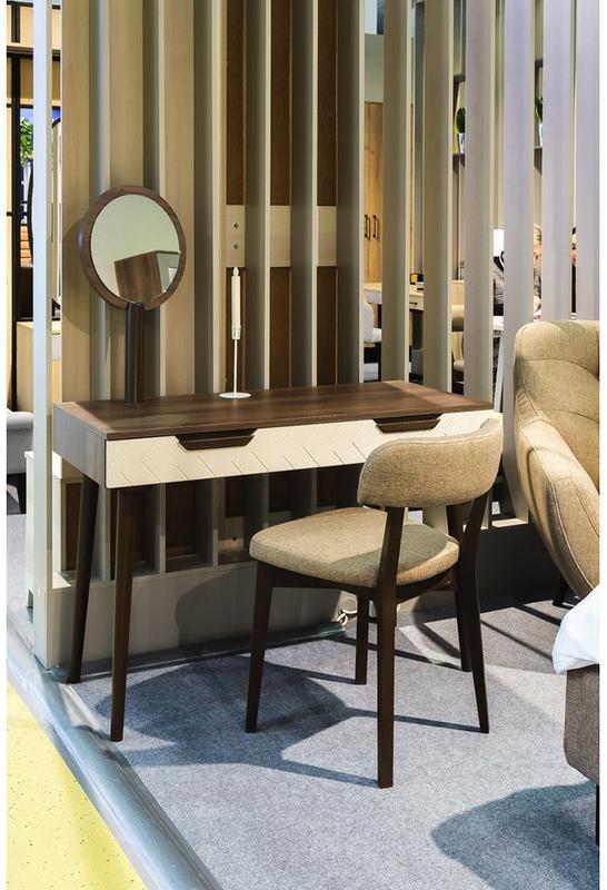 2771 Стол туалетный Сканди Бежевый R-HOME 4003454h_Беж + 400345h_Грей - Вид №1