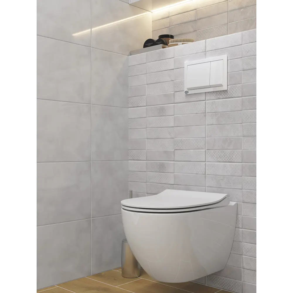 Кнопка двойного смыва Sensea Dana цвет белый STLM-2164582 - Вид №1