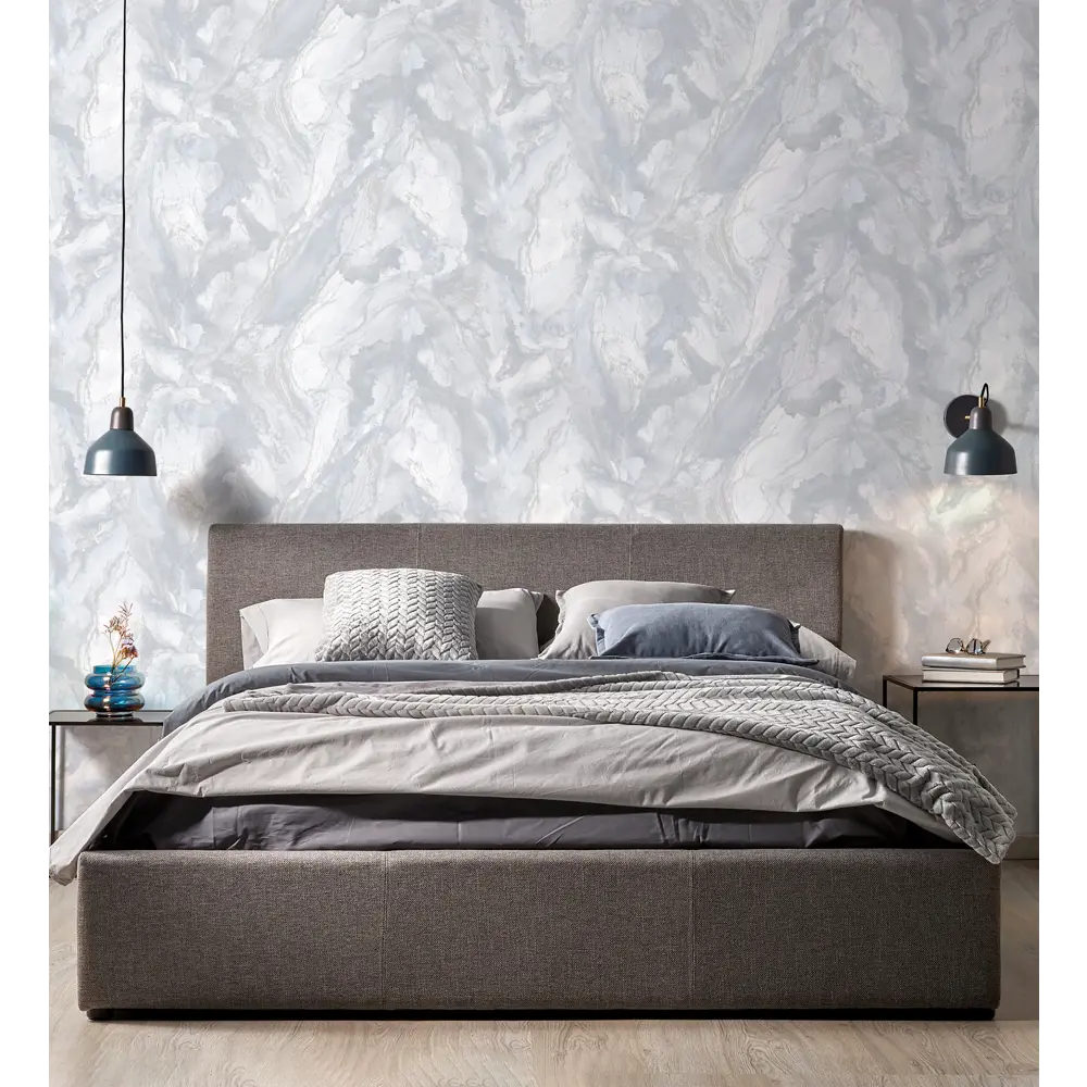 NEW AGE Sangay - Флизелиновые обои серого цвета 1.06 м 89389766 STLM-1409052 - Вид №2