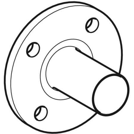 33745 Фланец Geberit Mapress из нержавеющей стали, PN 10/16, с гладким концом Geberit  - Вид №1