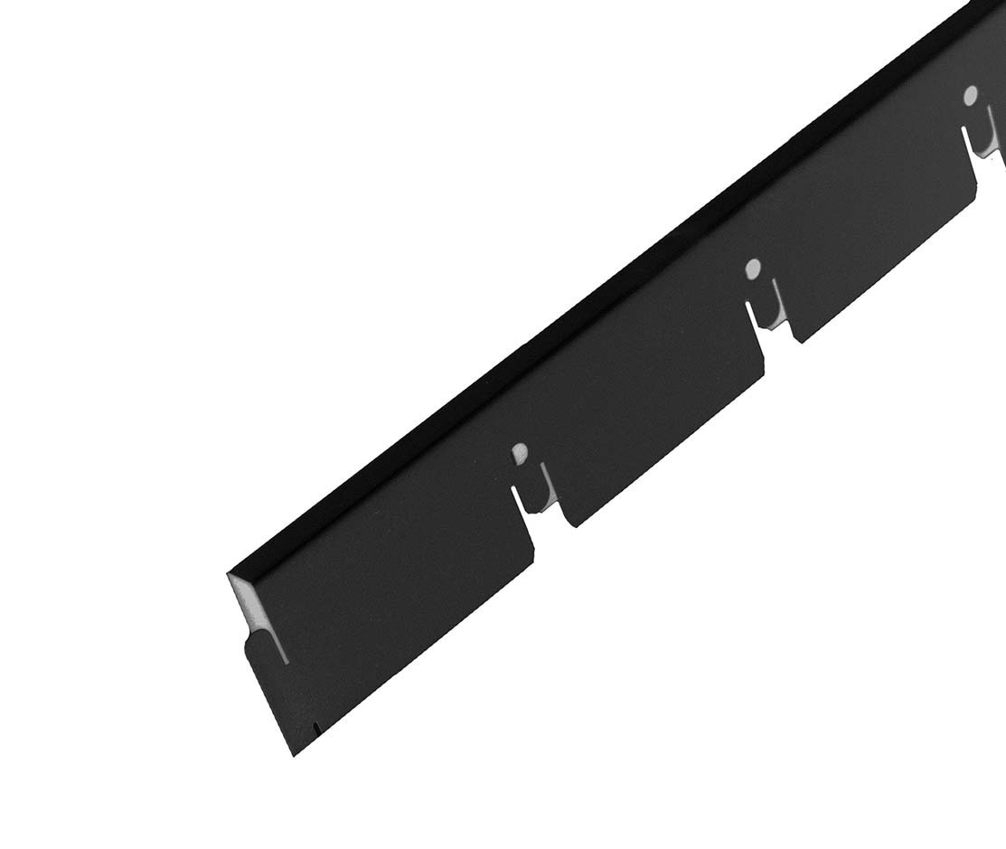 82151752 Рейка направляющая грильято 75x75x40 мм черный 2.4 м STLM-0020483 АЛБЕС 