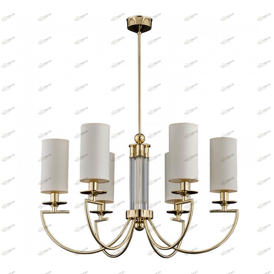 Подвесная люстра Kutek Lea LEA-ZW-6(Z/A) KUTEK ДИЗАЙНЕРСКИЕ, LEA 313442 Золотой 