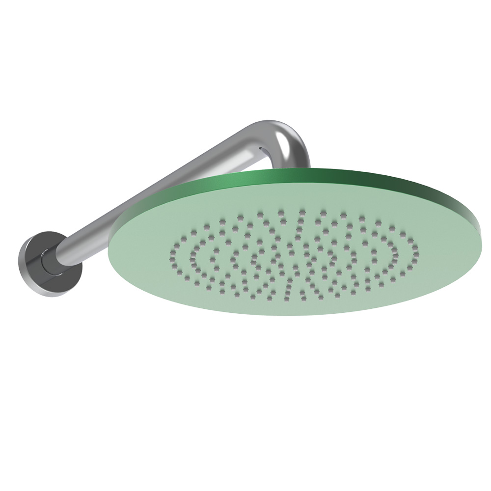 Graffio Круглая лейка душа Ø 240 мм с круглым держателем 350 мм. TA802  - Вид №1