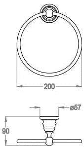 Fir Italia Accessori bagno classici  Abme08b  - Вид №1