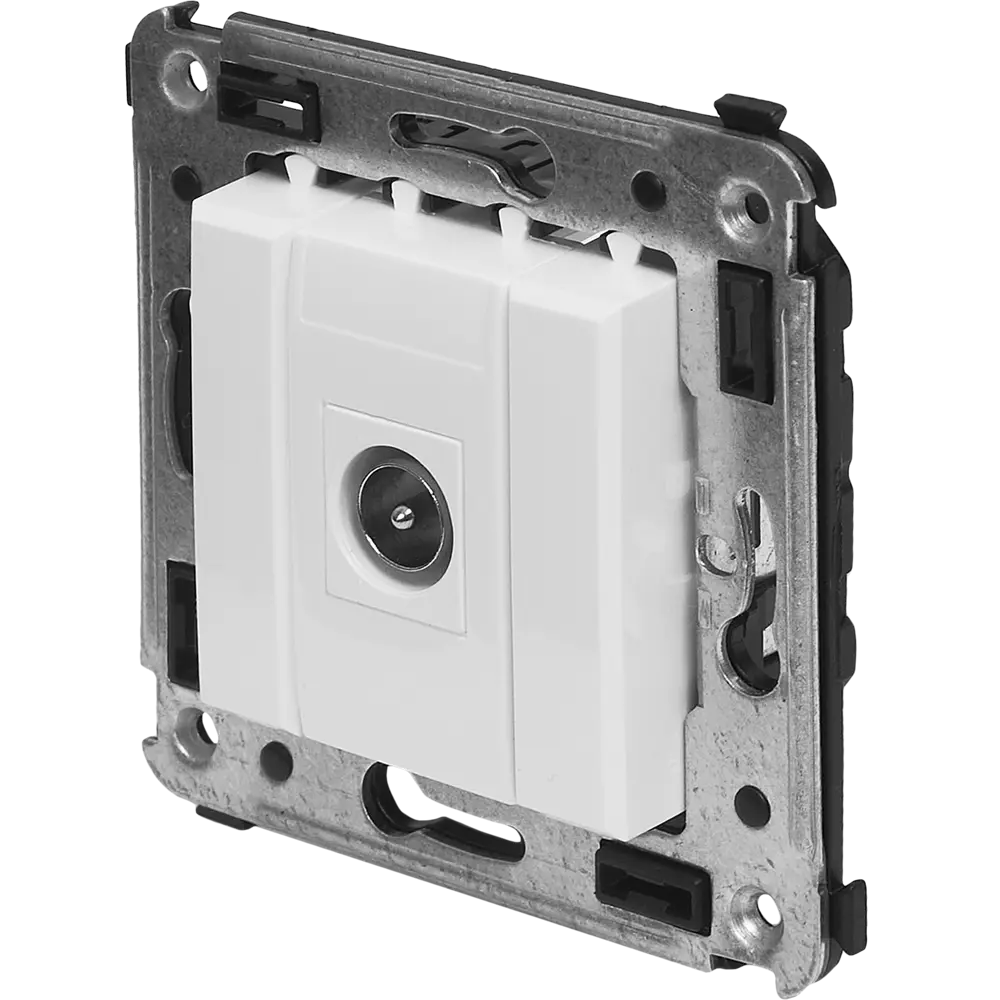 Розетка телевизионная встраиваемая DKC Avanti без заземления цвет белое облако STLM-2180829 - Вид №1