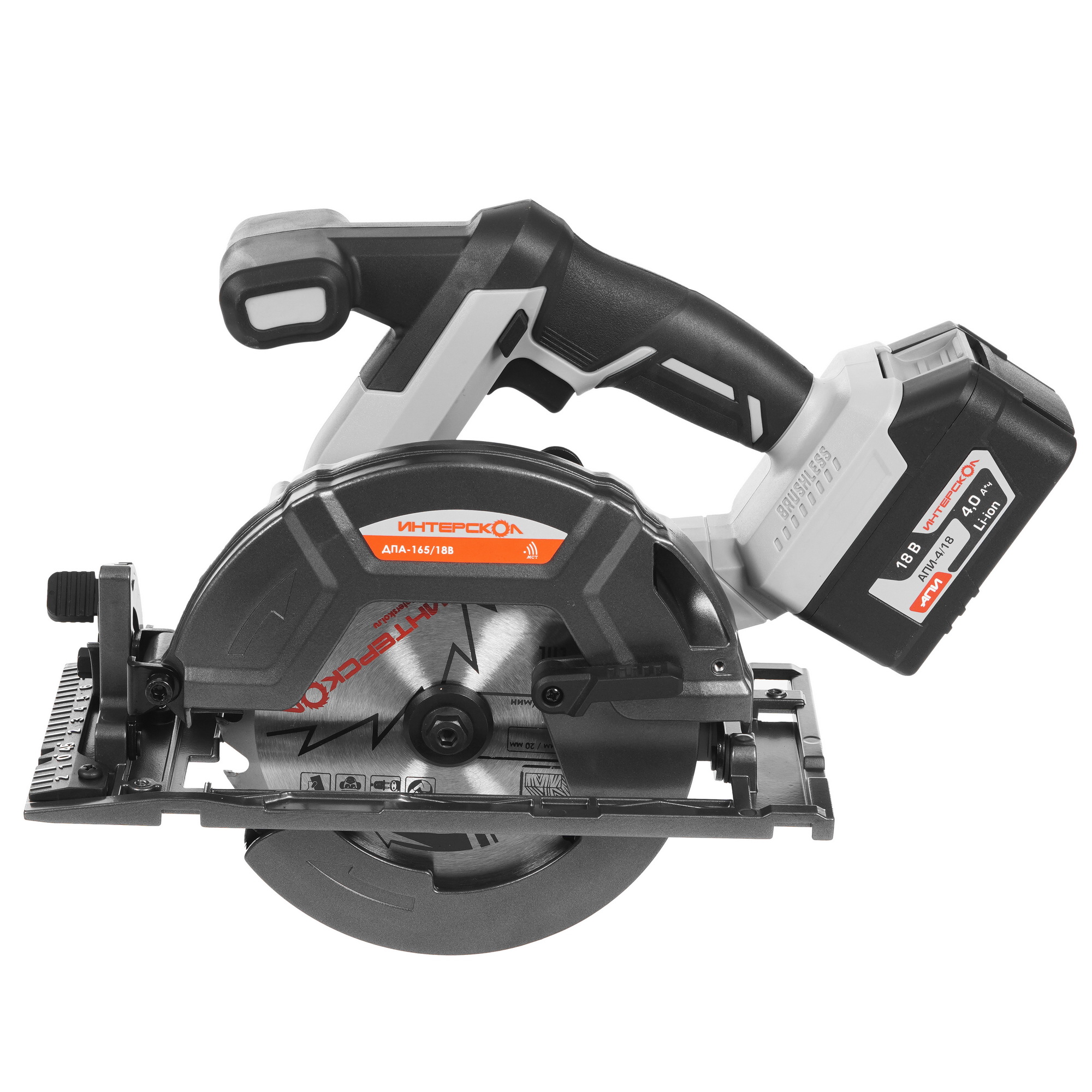 Пила дисковая Интерскол ДПА-165/18В АПИ 18V 9960779 STDN-0113267 - Вид №3