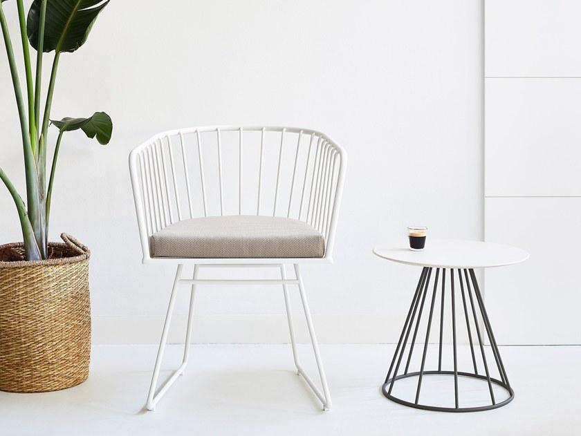 Bivaq Стул с салазками из алюминия с подлокотниками Illa sun-id-1477379 - Вид №4