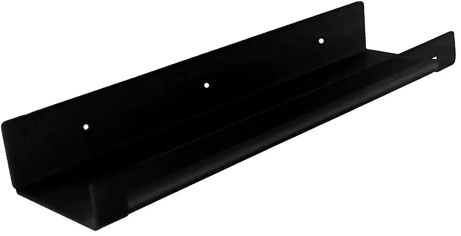 91568410 Настенная полка Velar 60x10 см пластик цвет черный STLM-1093704