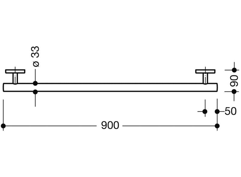 950.36.14091 ручка для захвата HEWI System 800 K  - Вид №12